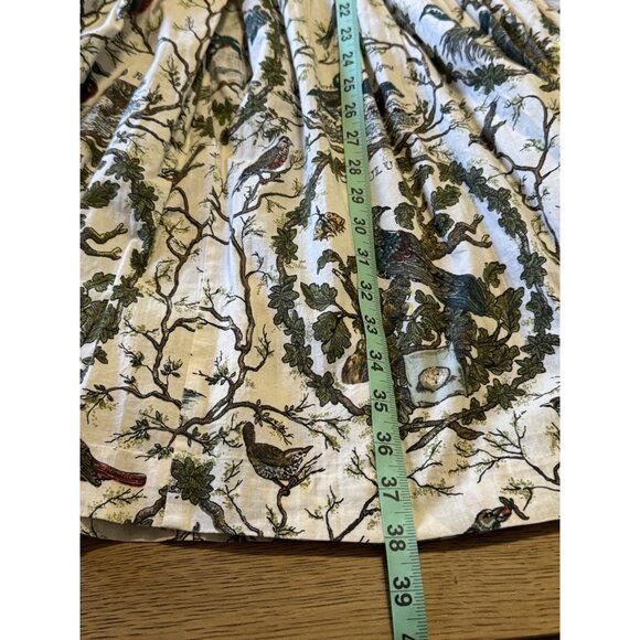 No Brand Short Sleeve Utility Dress Colorful Bird Pattern Women Sz Measured Read - Picture 5 of 16